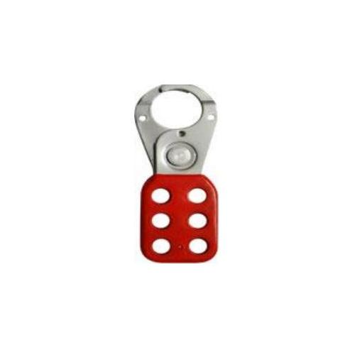 Lockout Hasp Di-Electric Scissor Type Metal 6 Holes 25mm SH-MH-VC-6H-S Red