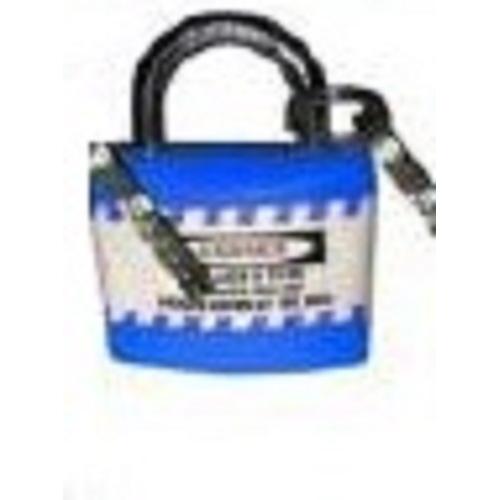 Jacket Long Shackle Padlock ABS Cover Instruction Stickers for Each Lock SH-PL-SS Blue Pack of 3