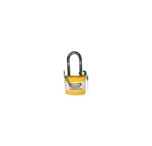 Jacket Long Shackle Padlock ABS Cover Instruction Stickers for Each Lock SH-PL-LS Yellow Pack of 3