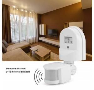 Quick Sense Qs-11 180 Degree Wall-Mount PIR Motion Sensor Switch with Light Sensor