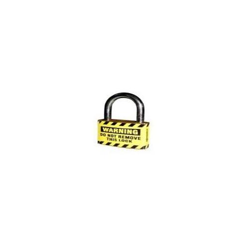 Warning Small Lockout Padlock  Without Insulation Yellow SH-SP