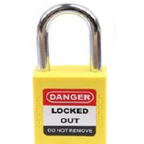 Safety Isolation High Quality And Waterproof Danger Lockout Padlock 38x6mm Blue SH-PLLS