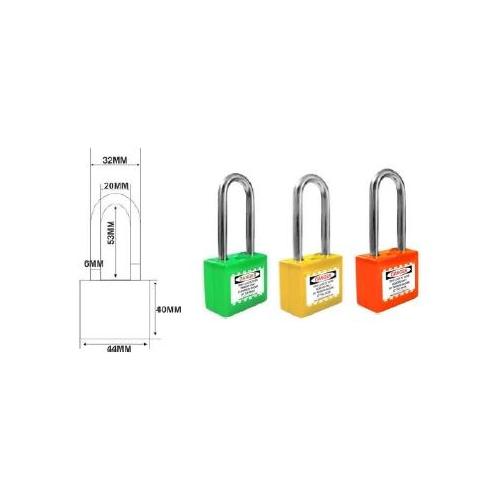 Long Shackle Heavy Duty Square Lock with ABS Plastic Cover SH-HDSL-L