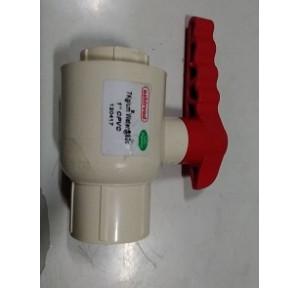 Ashirvad Ball Valve With Brass Threaded (One Side) 1 Inch, 70000461