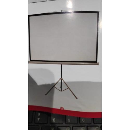 Suvira LCD Portable Tripod Projector Screen 72x96 Inch, Ratio -4:3