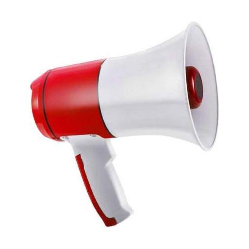 Eastar Handheld Megaphone 30W Recorder USB Input with Battery and Charger