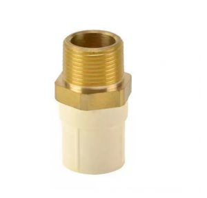 Ashirvad Flowguard Plus CPVC Reducing Male Adapter Brass Threaded - MABT ¾ x ½ Inch 70000511