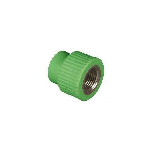 PPR FTA Brass Insert Green 1x1/2 Inch