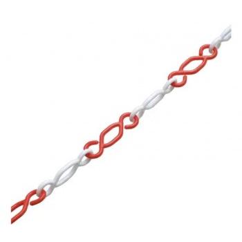 Safety Cone Chain Hook Plastic Barrier Color: Red and White