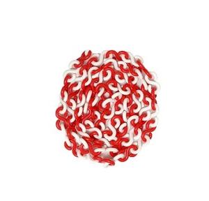 Safety Cone Chain Hook Plastic Barrier Color: Red and White