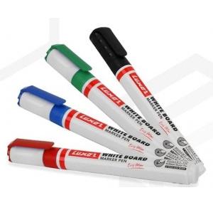 Luxor White Board Marker Assorted Color  Black Pack of 10