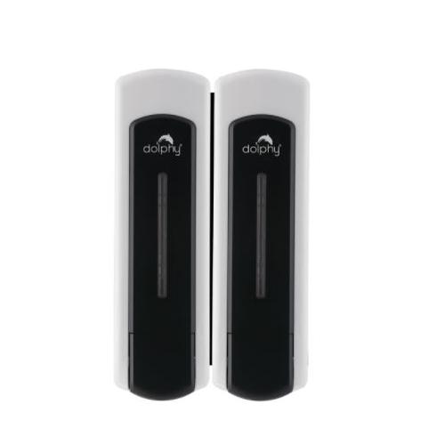 Dolphy Soap Dispenser Set of 2 ABS 350+350 ml, DSDR0059