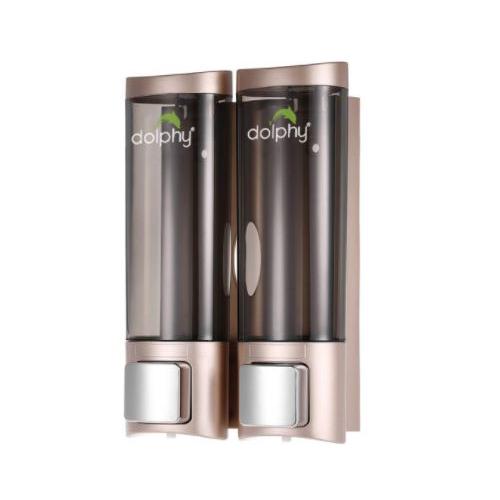 Dolphy Soap Dispenser Manual Set of 2 (PC) Polycarbonates 200+200 ml, DSDR0086