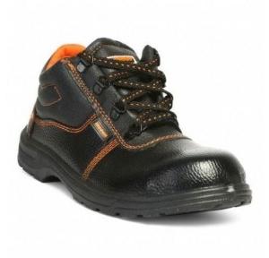 Hillson Beston Black Steel Toe Safety Shoes, Size: 10