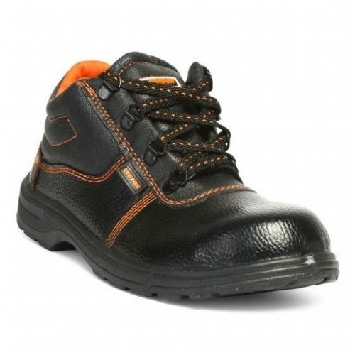 Hillson Beston Black Steel Toe Safety Shoes, Size: 10