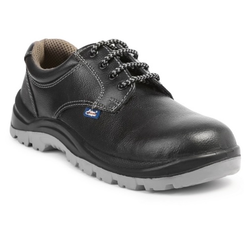 Allen Cooper AC-1102 Black Steel Toe Safety Shoes, Size: 11