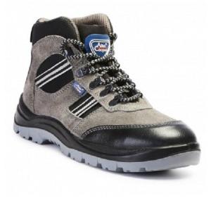 Allen Cooper AC-1157 Black And Grey Steel Toe Safety Shoes, Size: 9