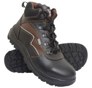 Allen Cooper AC-1170 Black Steel Toe Safety Shoes, Size: 11