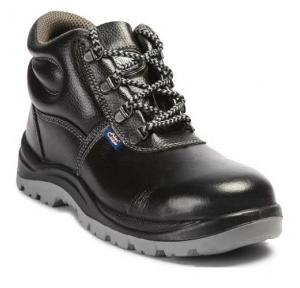 Allen Cooper AC-1008 Black Steel Toe Safety Shoes, Size: 11