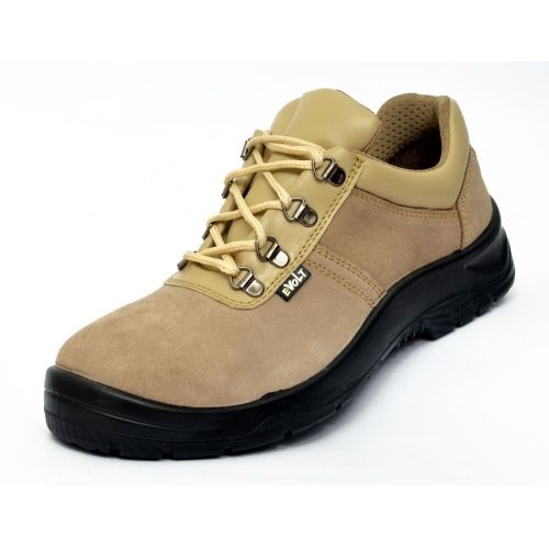 E-Volt 82213 Brown Wolf Steel Toe Safety Shoes, Size: 9