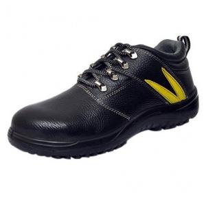 E-Volt 82217 Leopard Low Ankle Black Steel Toe Safety Shoes, Size: 10