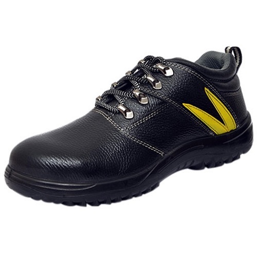 E-Volt 82217 Leopard Low Ankle Black Steel Toe Safety Shoes, Size: 10