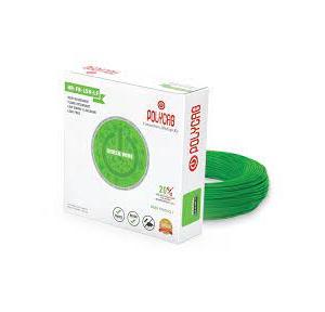 Polycab FR PVC Insulated Flexible Cable 1 Core 2.5 Sqmm 90 Mtr Green