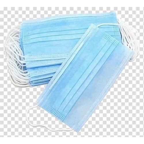 Surgical 3 Ply Mask Non- Woven Fabric With Melt blown Layer, Nose Pin Ear Loop Mount, Good Quality