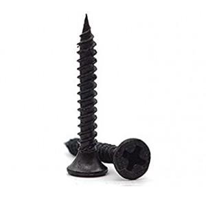 Full Thread Screw Black, 1 Inch (Pack of 250)