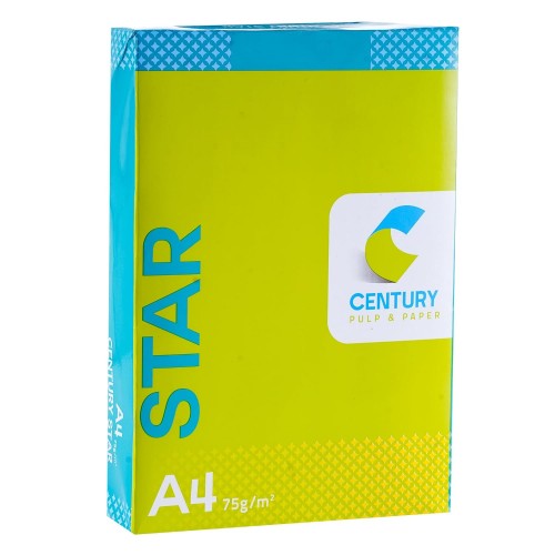 Century Star Copier Paper (Pack of 10 pcs) A4 75 GSM 500 sheets