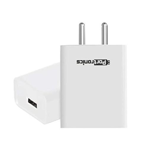 Portronics Adaptor 62 2.4A Charger with Single USB Port