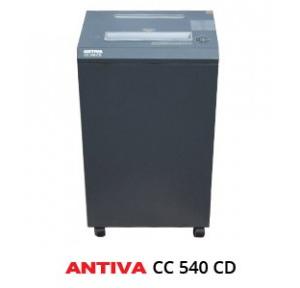 Antiva Paper Shredder Machine  CC540CD With High Security Noise Less Cross Cut Shred capacity- 32-35 Sheets Weight-58Kg Approx ,Waste Volume 80Liters, Dimensions 895X520X385 mm ,Auto On/Off & Thermal Cut off,Shred CD,DVD, I-Cards & Credit Card