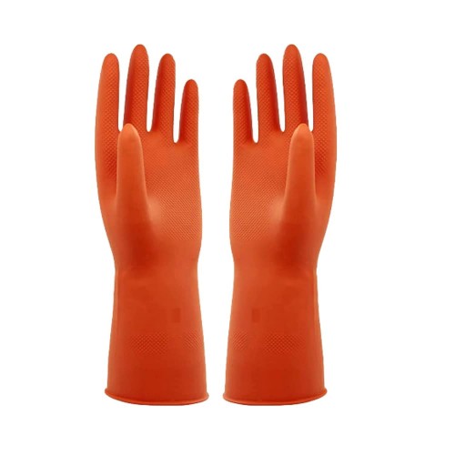 Hand Gloves Rubber 1 Pair (Heavy Duty)