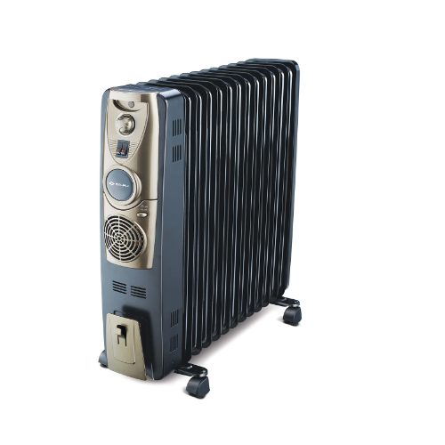 Bajaj Majesty RH 9F Plus Oil filled Heater Radiator, Dimensions - 52 x 16 x 68 Cm