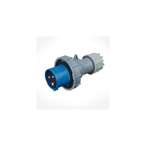 Zetalux Industrial Plug 16A 3 Pin IP67, 132