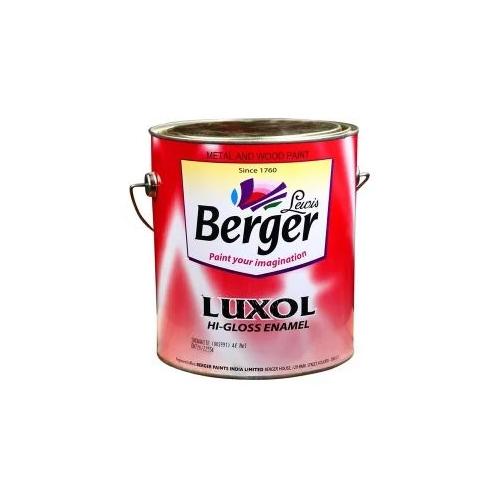 Berger Luxol High Gloss Enamel Paint 4 Ltr Silver