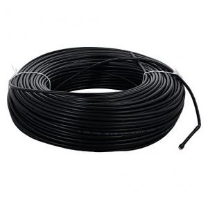 Copper Wire 10 Sqmm 1 Core FR PVC Insulated Flexible Cable, 1 mtr (Black)