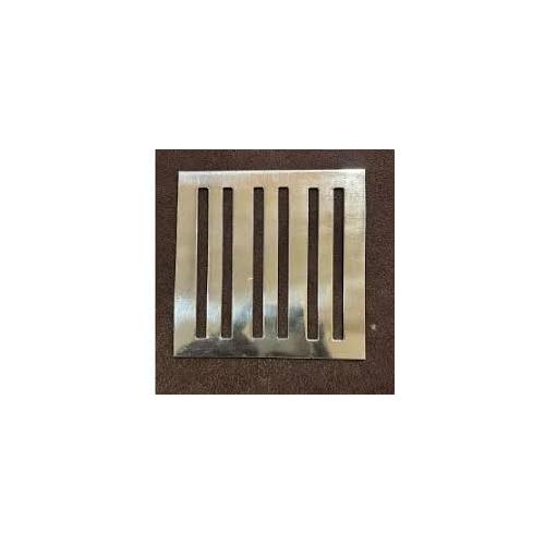 Floor Drain Square Jali SS 6 Inch