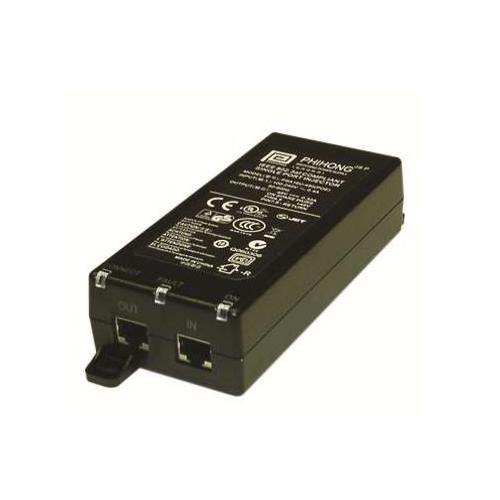 Phihong PSA16U-480 Single Port POE Injector, 100 240V AC Input