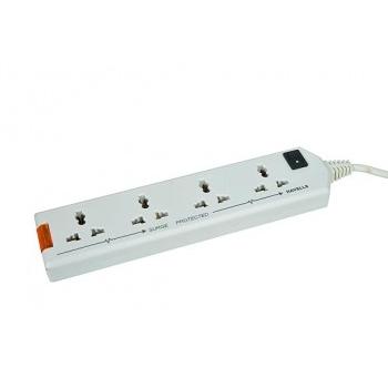 Anchor Smart 6A Spike Guard Power Strip 22064 4 Socket, 4 Switch, 4 Mtr