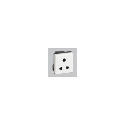 Crabtree Murano 6 A 5 Pin Shuttered Socket, ACMKPXW065