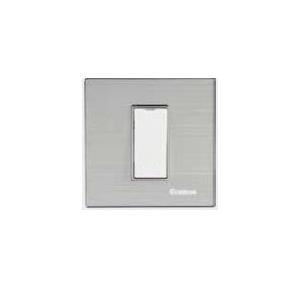 Crabtree Murano Steel Grey 12 M Azure Cover Plate, ACMPGCGV12