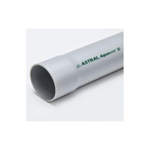 Astral Aquasafe UPVC Solvent Fitted Pipes 50mm, 3 Mtr, Plumbing, M081160305