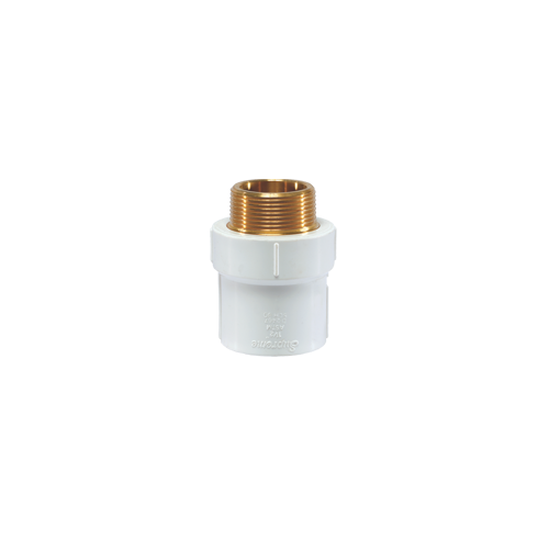 Supreme UPVC Male Threaded Adapter (Brass) 1.5 Inch