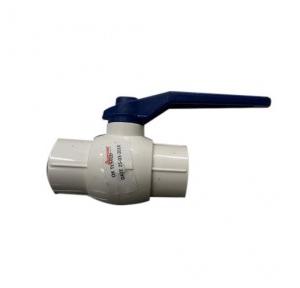 Supreme UPVC Ball Valve, Plastic Ball, 1 Inch