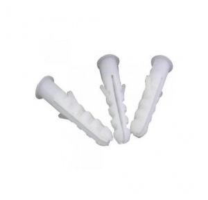 Plastic Rawl Plugs, Dia - 10mm, Length - 25 mm (Pack of 50 Pcs)