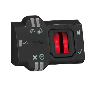 Schneider Monostable Biometric Switch, 24 V DC - PNP By M12 Connector, XB5S2B2M12