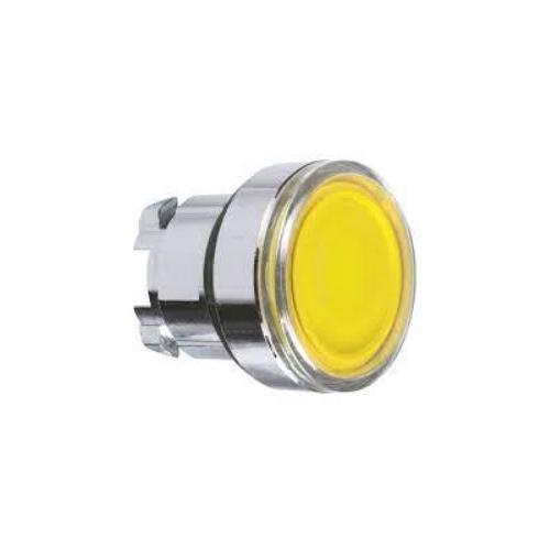 Schneider Harmony Flush Integral LED 24V Illuminated Pushbutton Yellow, XB5AW35B1N