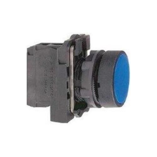 Schneider Spring Return Projecting Push Button Blue, XB5AL61N