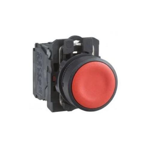 Schneider Spring Return Flush Push Button Red, XB5AA41N